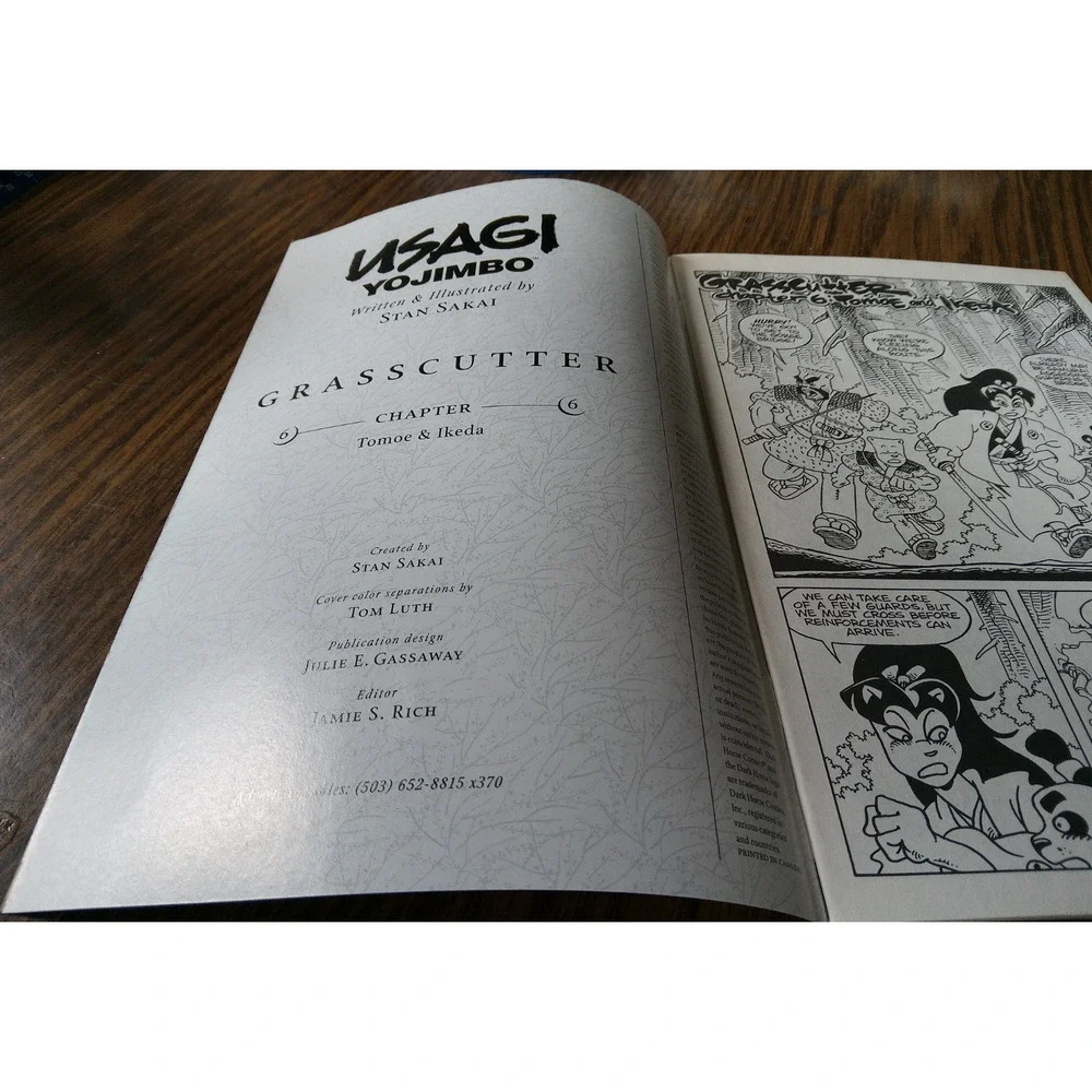 Usagi Yojimbo #20 April 1998 Dark Horse Comics